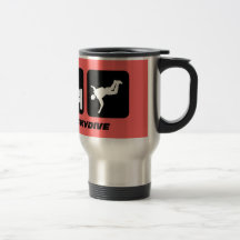 mangez le sommeil skydive tasse