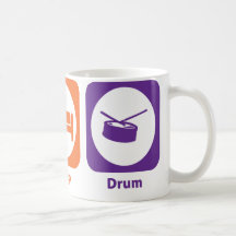 Mangez le tambour de sommeil tasses
