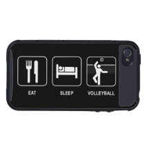 Mangez le volleyball de sommeil étui iPhone 4