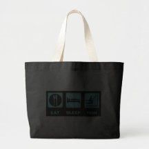 Mangez les cadeaux de pêche de poissons de sommeil sac de toile