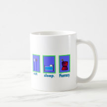 Mangez les cadeaux de pharmacien de pharmacie de s mugs à café