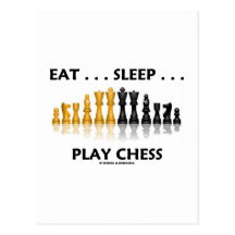 Mangez… les échecs de jeu de sommeil… (l'attitude  carte postale
