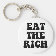 Mangez les riches occupent Wall Street Porte-clef