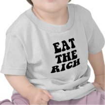 Mangez les riches occupent Wall Street T-shirts