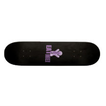 MANGEZ-MOI ! Bonhomme en pain d'épice - pourpre Skateboards Cutomisables
