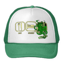Mangez - sommeil - le chapeau de Cthulhu Casquettes
