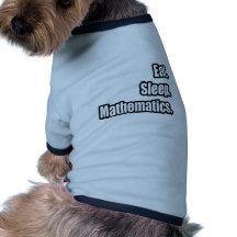 Mangez. Sommeil. Mathématiques Manteaux Pour Toutous