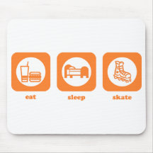 Mangez. Sommeil. Patin. Mousepad Tapis De Souris