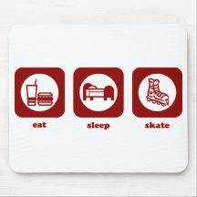 Mangez. Sommeil. Patin. Mousepad Tapis De Souris