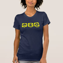 Mangez. Sommeil. Patin. T-shirt