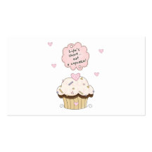 Mangez un petit gâteau cartes de visite professionnelles