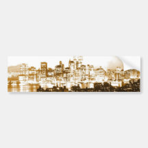 Manhattan New York Autocollant Pour Voiture