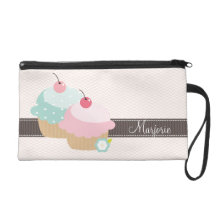 Manie de petit gâteau personnalisée sacs à main avec dragonne