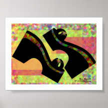 Manie XII de chaussure par Debbie Jensen Posters