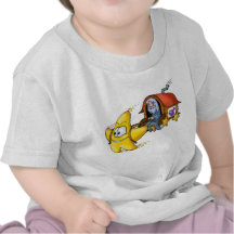 Manière laiteuse de T-shirt infantile