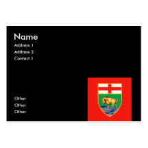 MANITOBA MODÈLES DE CARTES DE VISITE