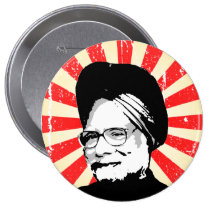 Manmohan Singh badges publicitaires