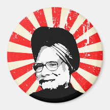 Manmohan Singh Magnets Pour Réfrigérateur