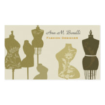 Mannequins antiques vintages avec du charme modèle de carte de visite