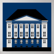 Manoir d'Erich Erichsen Poster