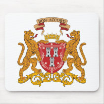 Manteau d'Aberdeen des bras Mousepad tapis de souris