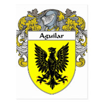 Manteau d'Aguilar des bras (enveloppés) cartes postales