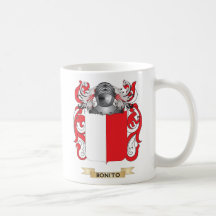 Manteau de bonito des bras (crête de famille) tasse à café