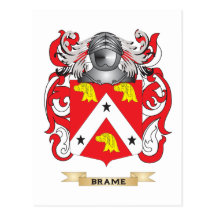 Manteau de Brame des bras (crête de famille) Cartes Postales