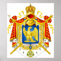 Manteau de copie de napoléon de bras affiches