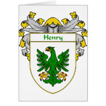 Manteau de Henry des bras (enveloppés) Cartes De Vœux