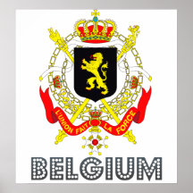 Manteau de la Belgique des bras Posters