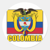 Manteau de la Colombie des bras Autocollants