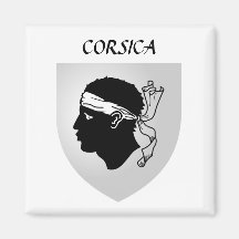 Manteau de la Corse des bras Aimant Pour Réfrigérateur