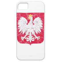 Manteau de la Pologne des bras Coques iPhone 5