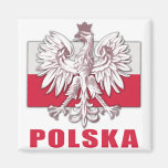 Manteau de la Pologne Polska des bras Aimant Pour Réfrigérateur