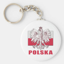 Manteau de la Pologne Polska des bras Porte-clefs