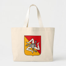 Manteau de la Sicile de sac fourre-tout à bras