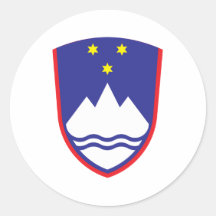 Manteau de la Slovénie des bras Adhésif