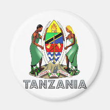 Manteau de la Tanzanie des bras Aimants Pour Réfrigérateur
