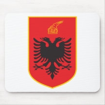 Manteau de l'Albanie des bras Tapis De Souris