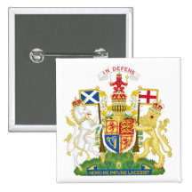 Manteau de l'Ecosse de bouton de bras Badge Avec Épingle