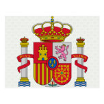 Manteau de l'Espagne de détail de bras Carte Postale
