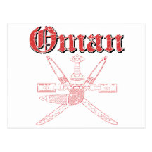 Manteau de l'Oman des conceptions de bras Cartes Postales