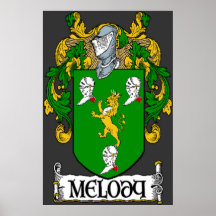 Manteau de mélodie de copie de bras posters