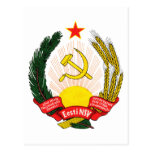 Manteau de symbole héraldique officiel de l'Estoni Cartes Postales