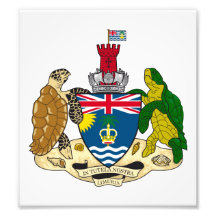 Manteau de territoires d'Océan Indien britanniques Photo D’art