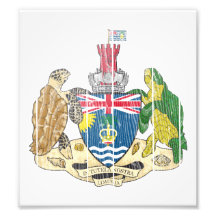 Manteau de territoires d'Océan Indien britanniques Photos Sur Toile