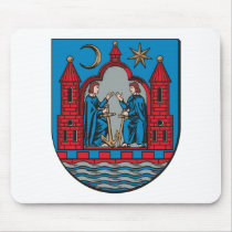 Manteau de ville d'Aarhus des bras Mousepad tapis de souris
