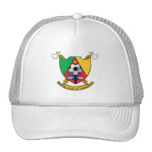 Manteau d'emblème de ballon de football du Camerou Casquette De Camionneur