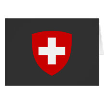 Manteau des bras suisse - souvenir de la Suisse Cartes De Vœux